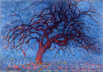 Evening: The Red Tree by Piet Mondrian